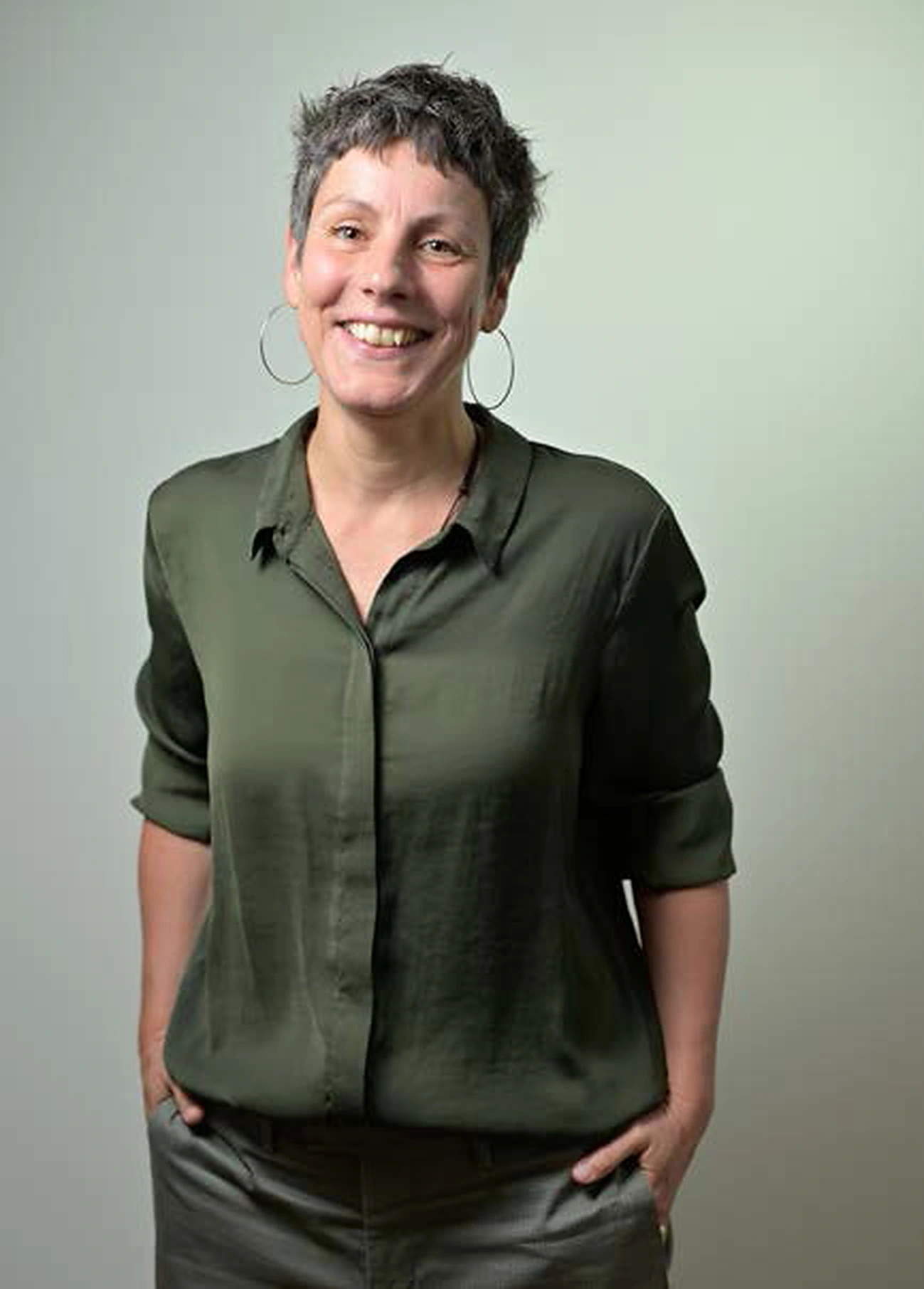 Vragenvrouw portret