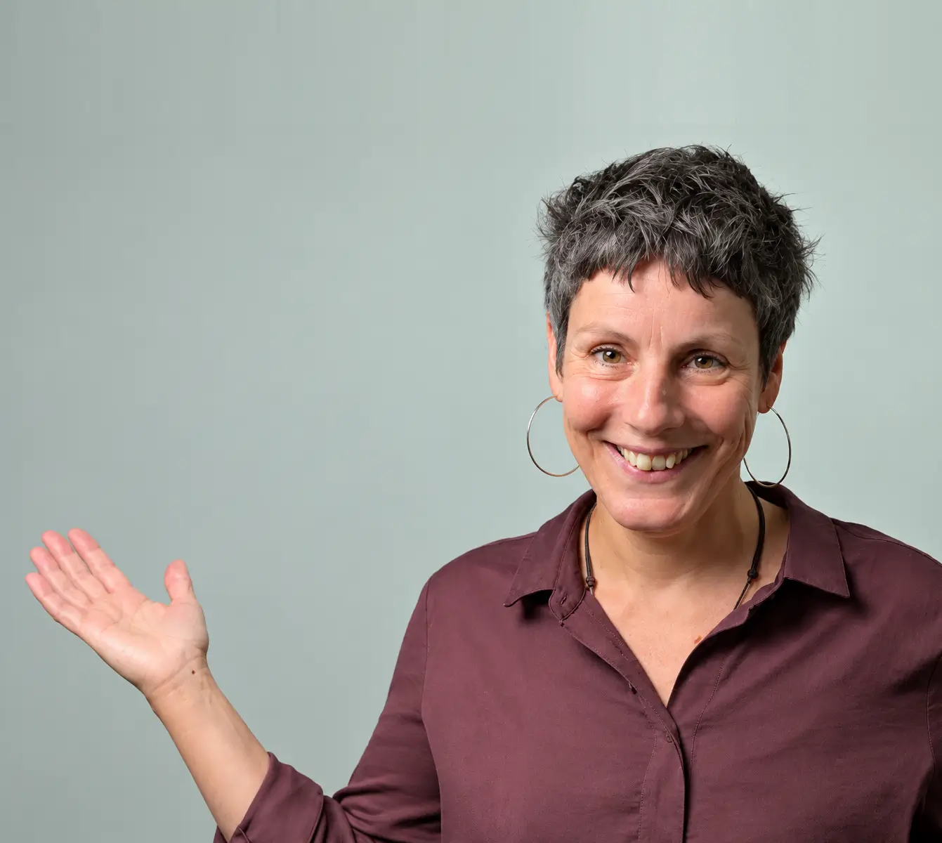 Vragenvrouw portret
